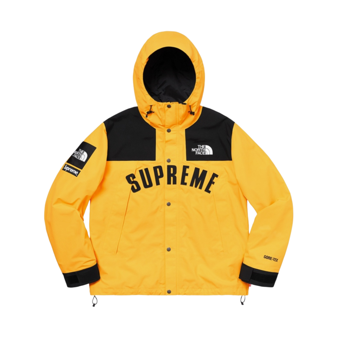슈프림 x 노스페이스 아크로고 마운틴 파카 옐로우 - 19SS