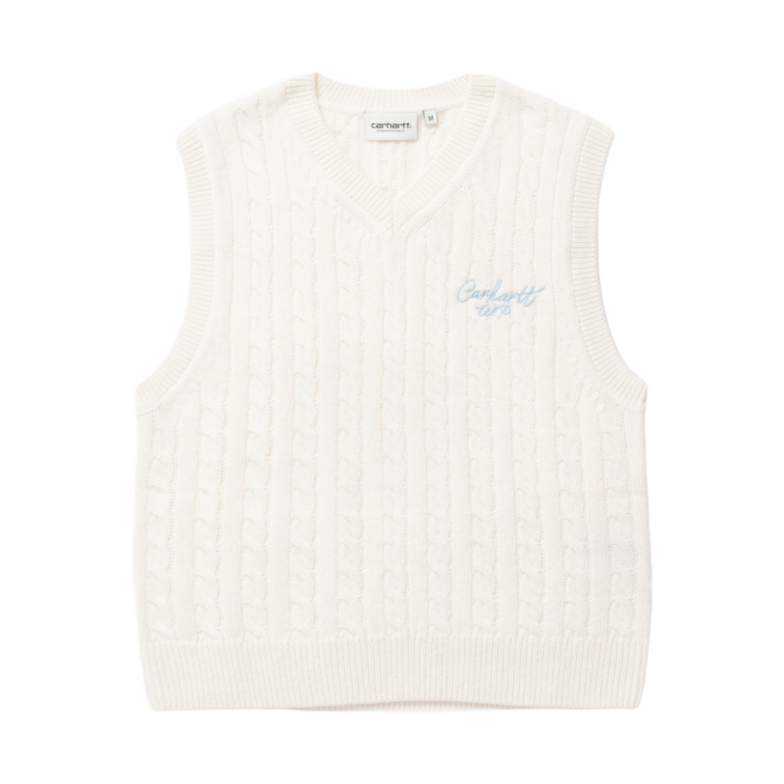 (W) 칼하트 WIP 시그니쳐 니트웨어 베스트 아이보리