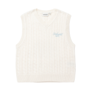 (W) Carhartt WIP Signature Knitwear Vest Ivory