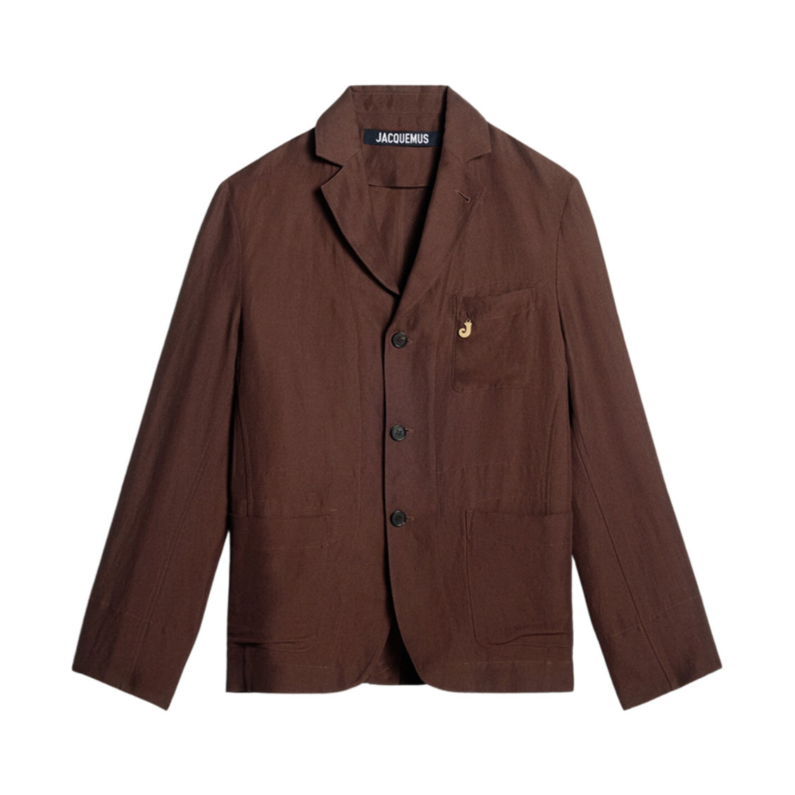 자크뮈스 라 베스트 메이오 디컨스트럭티드 블레이저 다크 브라운(Jacquemus La Veste Meio Deconstructed Blazer Dark Brown) - 1