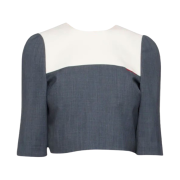 (W) Shushu/Tong x Ssense Work Capsule Patchwork Blouse Gray