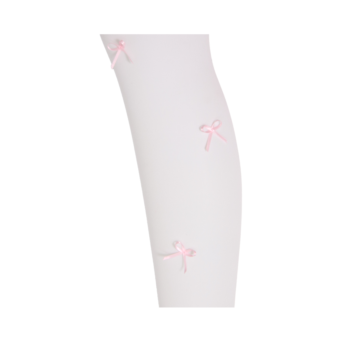 오니뗄라 미니 리본 타이즈 화이트(Onnitella Mini Ribbon Tights White)