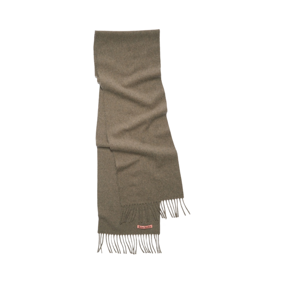 아크네 스튜디오 울 프린지 머플러 라이트 올리브 멜란지(Acne Studios Wool Fringe Muffler Light Olive Melange)