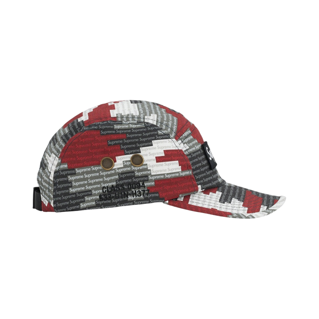 슈프림 밀리터리 캠프캡 레드 카모 - 21SS | Supreme | KREAM
