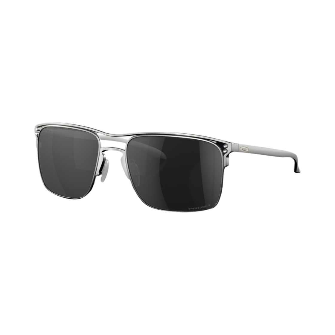 오클리 홀브룩 TI 새틴 크롬 프레임 프리즘 블랙 렌즈 레귤러 핏(Oakley Holbrook TI Satin Chrome Frame Prizm Black Lenses Regular Fit) - 1