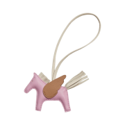 Hermes Rodeo Pegase PM Charm Milo Swift & Mauve Sylvestre Craie Chai