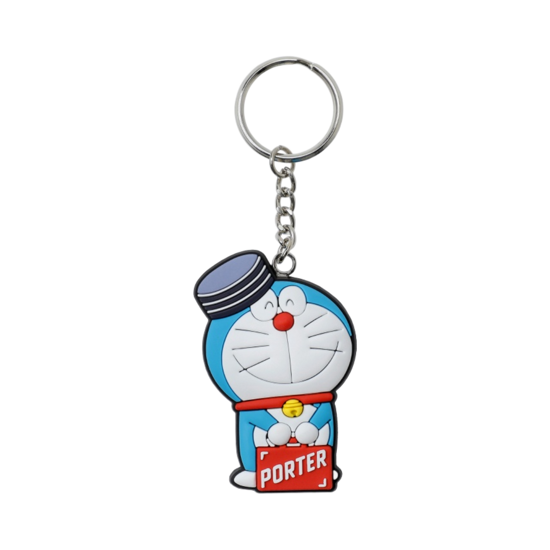 390-92686/390-92666 Porter x Doraemon Keyring Front Red