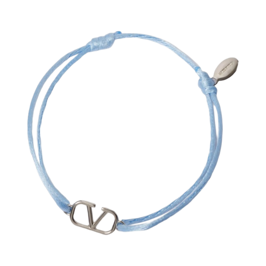 발렌티노 브이로고 시그니쳐 코튼 브레이슬릿 아주르 블루 발렌티노 브이로고 시그니쳐 코튼 브레이슬릿 아주르 블루