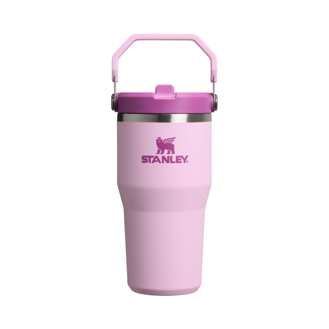 10-12044 Stanley The IceFlow Flip Straw Tumbler 591ml Cherry Blossom