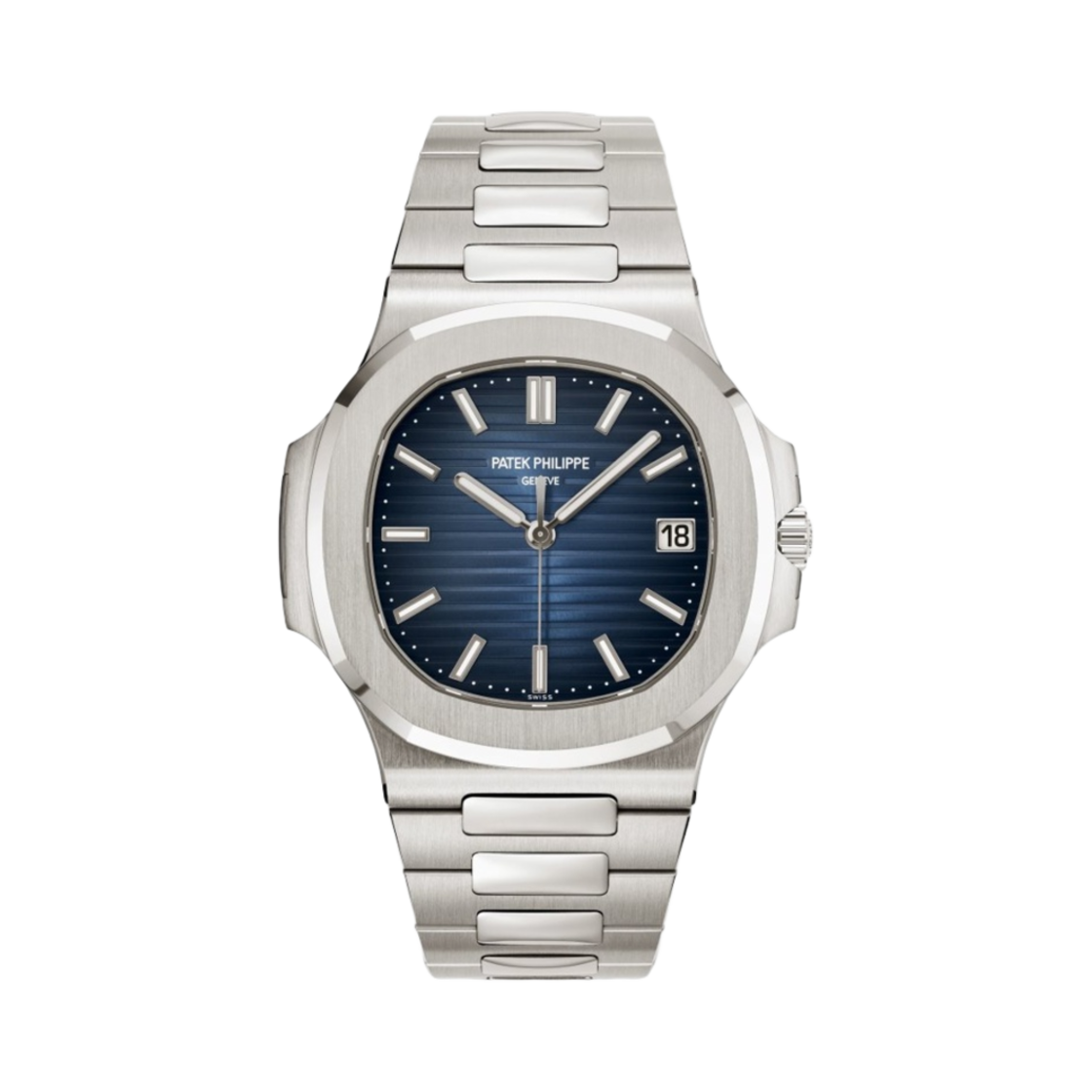 파텍 필립 노틸러스 41mm 5811/1G-001 화이트 골드 선 버스트 블루 다이얼 화이트 골드(Patek Philippe Nautilus 41mm 5811/1G-001 White Gold Sunburst Blue Dial White Gold)