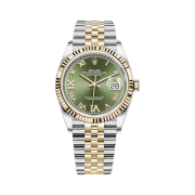 Rolex Datejust 36mm 126233 Olive Green Roman Diamond-Set Jubilee