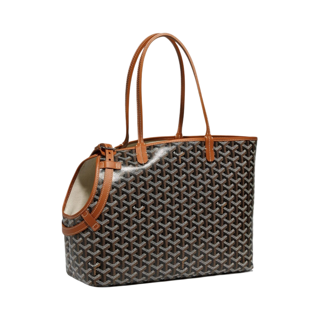 고야드 시앙 그리백 블랙 탄(Goyard Chien Gris Bag Black Tan) - 1