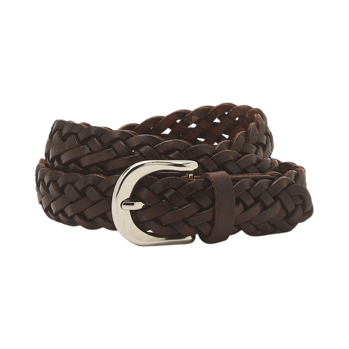 던스트 D-버클 트위스트 레더 벨트 에스프레소