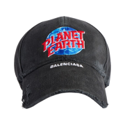 Balenciaga Planet Earth Cap Black