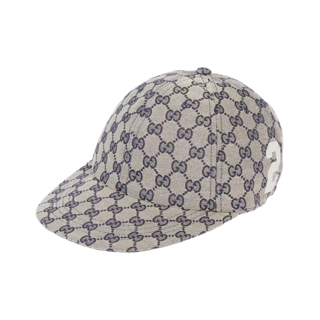 구찌 GG 코튼 캔버스 베이스볼 햇 베이지 블루(Gucci GG Cotton Canvas Baseball Hat Beige Blue) - 1