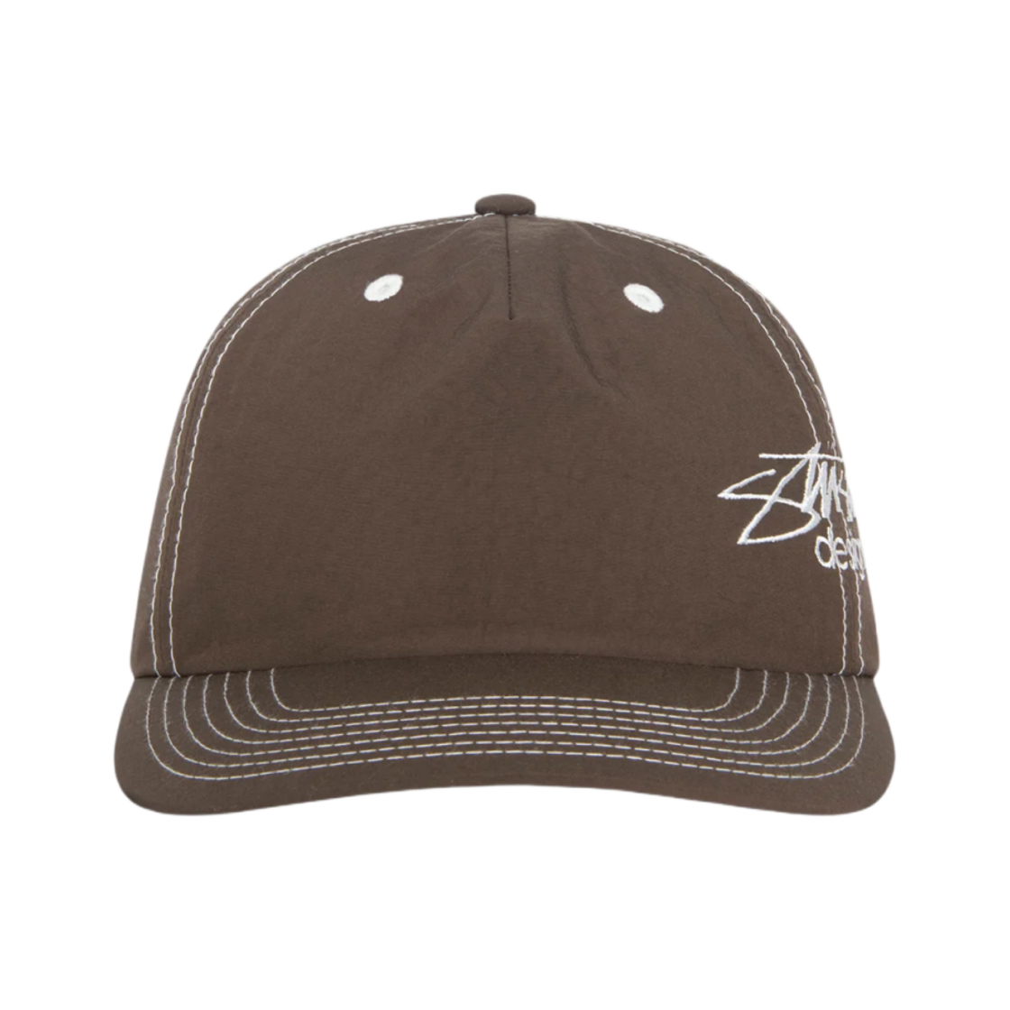1311180 Stussy Mid-Depth Stussy Designs Snapback Brown