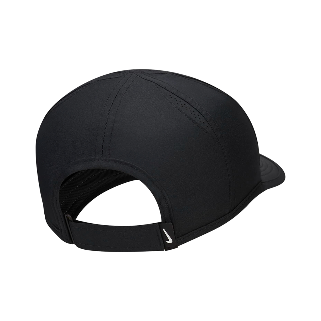 (키즈) 나이키 드라이핏 클럽 언스트럭처 페더라이트 캡 블랙 화이트((Kids) Nike Dri-Fit Club Unstructured Featherlight Cap Black White) - 2