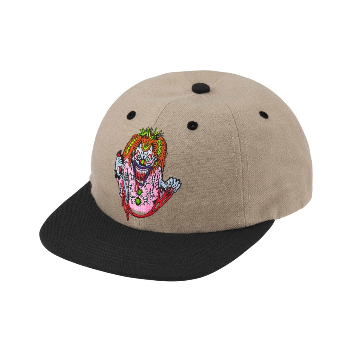 - Supreme Clown 6-Panel Khaki - 24SS