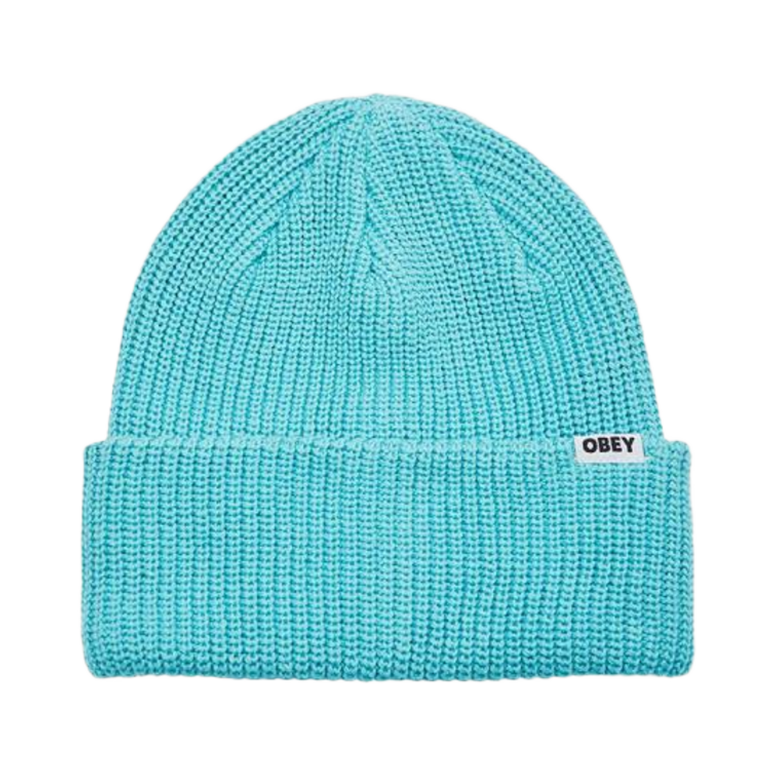 오베이 볼드 오가닉 비니 터콰이즈 토닉(Obey Bold Organic Beanie Turquoise Tonic)