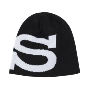 Stussy Big S Jacquard Skullcap Black