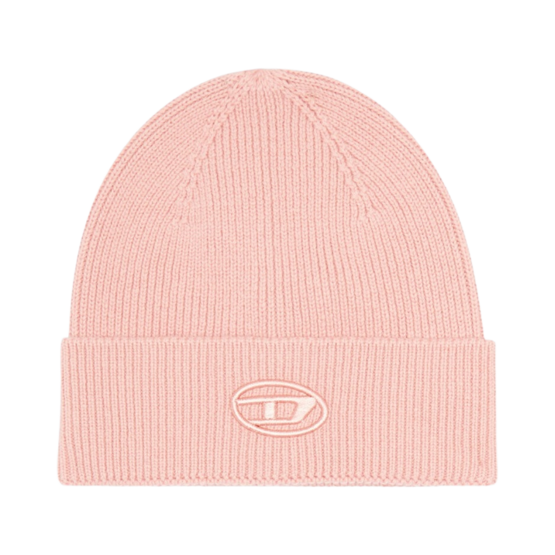 디젤 K-코더-풀리 B 립드 비니 D 자수 핑크(Diesel K-Coder-Fully B Ribbed Beanie with D Embroidery Pink) - 1