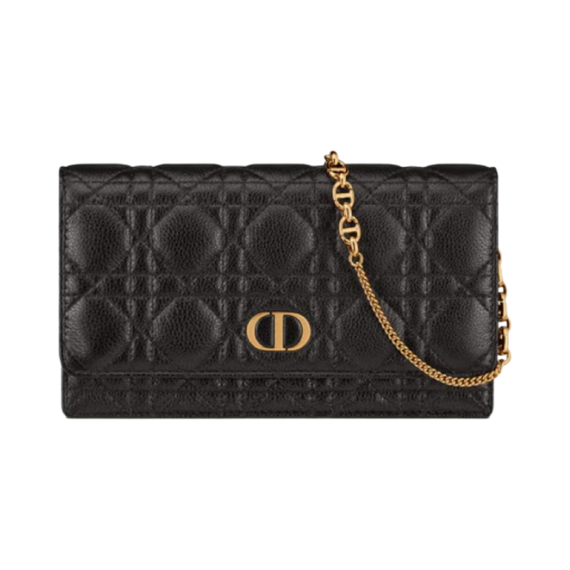 디올 카로 파우치 서플 까나쥬 카프스킨 블랙(Dior Caro Pouch Supple Cannage Calfskin Black) - 1