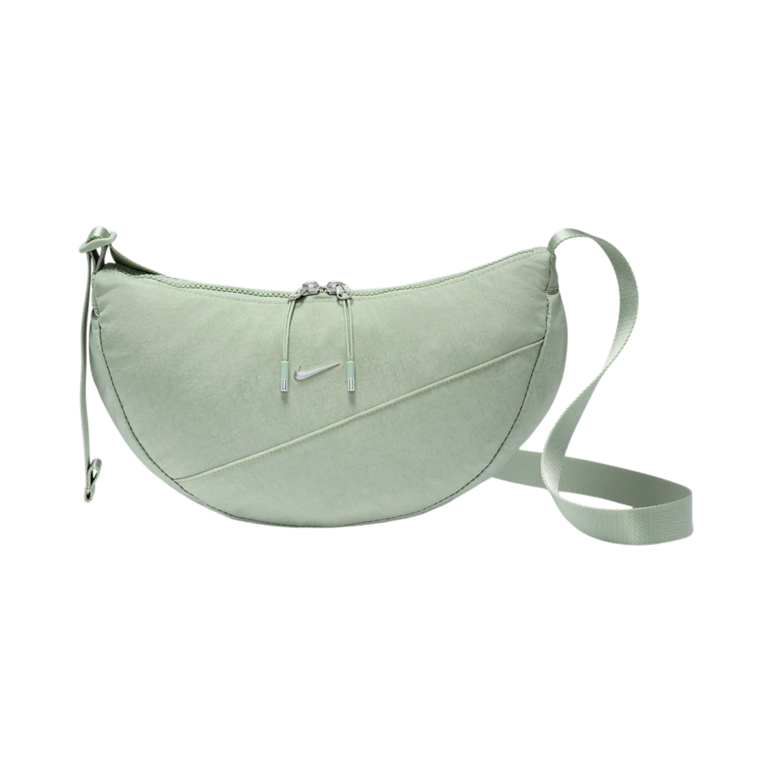 HQ4370-370 Nike Aura Crescent Crossbody Bag 4L Jade Horizon Matte Silver