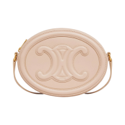 Celine Oval Bag Cuir Triomphe in Smooth Calfskin Nude