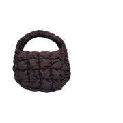 COS Quilted Micro Bag Dark Brown