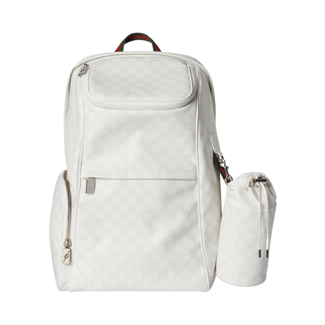 구찌 GG 라지 백팩 화이트 레더(Gucci GG Large Backpack White Leather) - 1