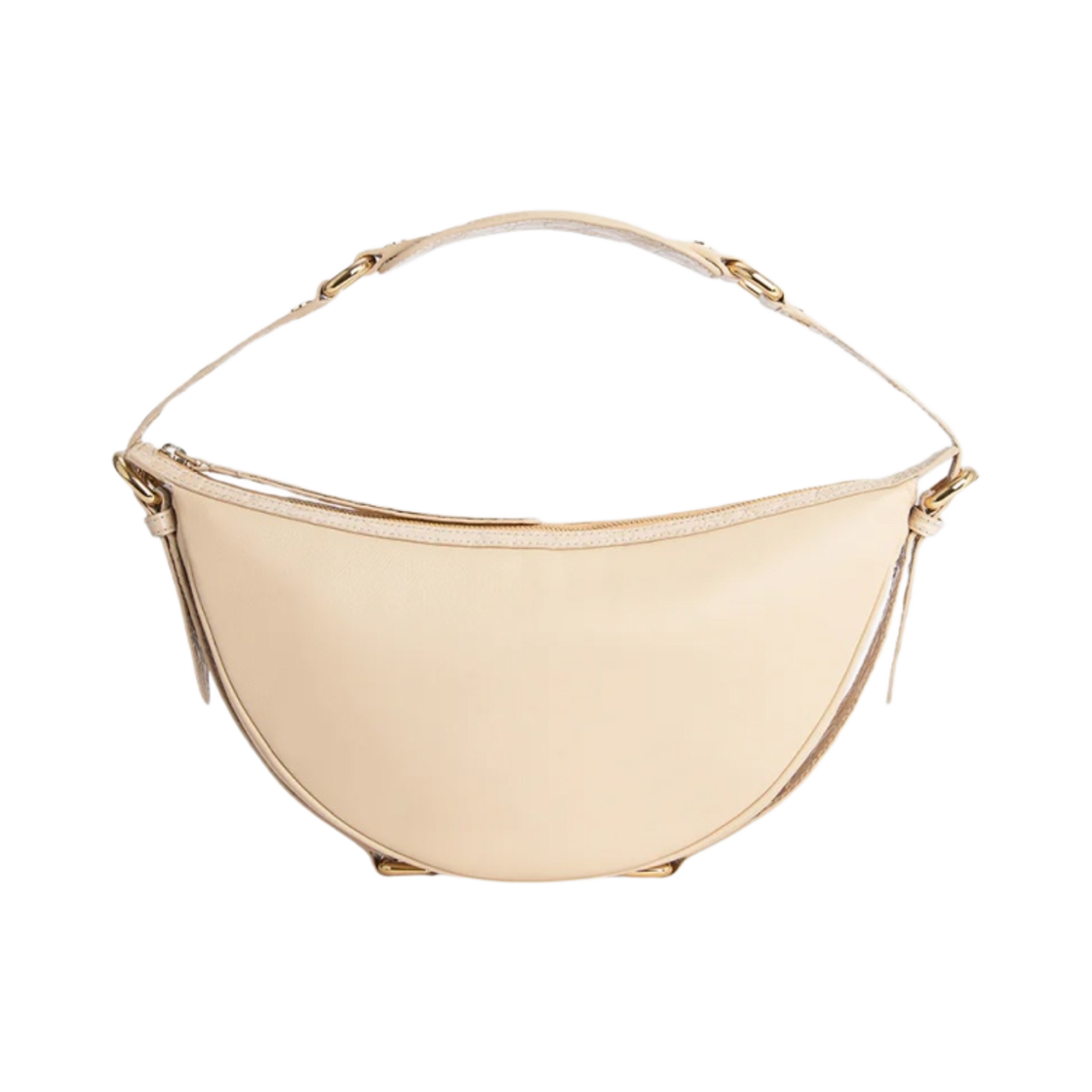 22PFGIBSSBLCRNLMED (W) By Far Croco and Nappa Leather Gib Sable