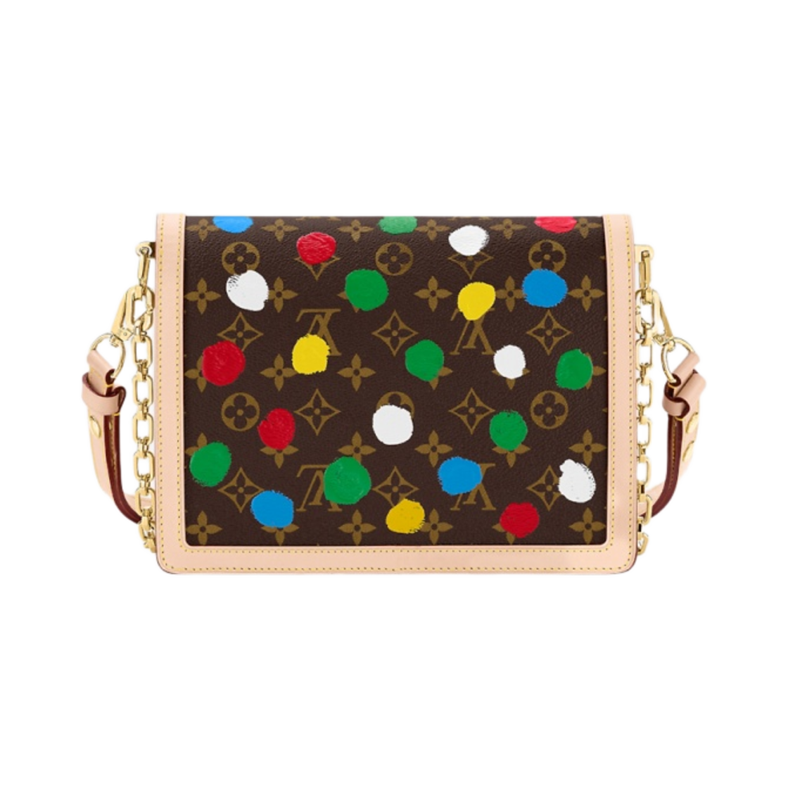 루이비통 x 야요이 쿠사마 도핀 MM 닷 프린트 모노그램(Louis Vuitton x YK Dauphine MM Dots Print Monogram) - 3