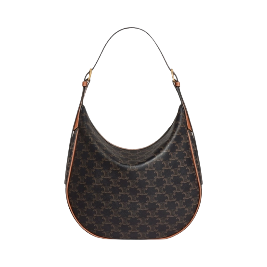 셀린느 헬로이즈 퀴르 트리옹프 백 트리옹프 캔버스 카프스킨 탄(Celine Heloise Cuir Triomphe Bag in Triomphe Canvas Calfskin Tan) - 3