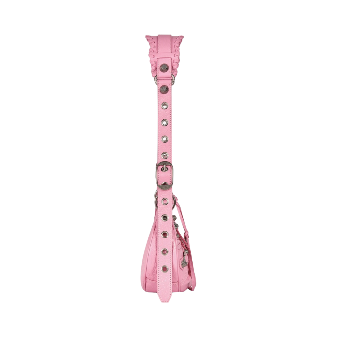 발렌시아가 아레나 램스킨 르 카골 XS 숄더백 라이트 핑크(Balenciaga Arena Lambskin Le Cagole XS Shoulder Bag Light Pink) - 2