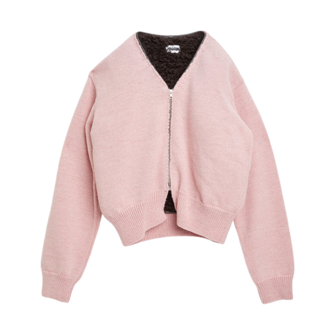 Q58214082-24 Magliano Mini Knitted Bomber Baby Pink