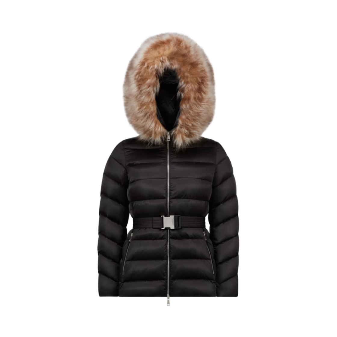 (W) 몽클레르 큐피돈 쇼트 다운 자켓 블랙 베이지 - 24FW((W) Moncler Cupidone Short Down Black Beige - 24FW)
