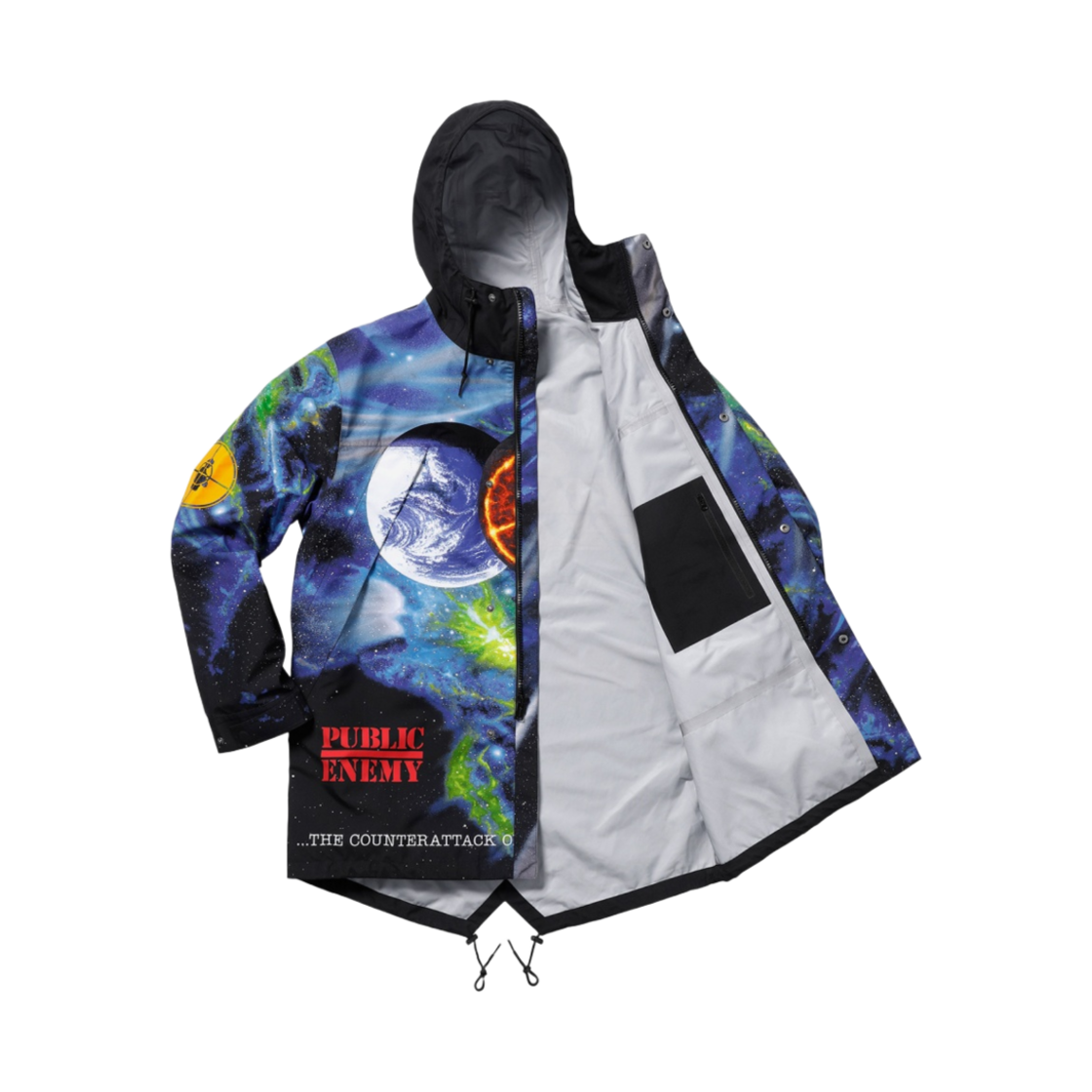 슈프림 x 언더커버 퍼블릭 에너미 테입드 심 파카 멀티컬러 - 18SS(Supreme x Undercover Public Enemy Taped Seam Parka Multi-Color - 18SS) - 2