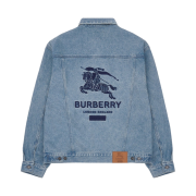 Supreme x Burberry Denim Trucker Jacket Washed Blue - 22SS