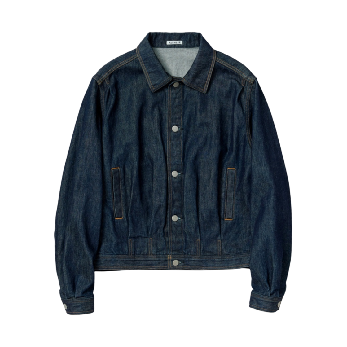 오라리 워시드 하드 트위스트 데님 블루종 인디고 - 21AW(Auralee Washed Hard Twist Denim Blouson Indigo - 21AW)