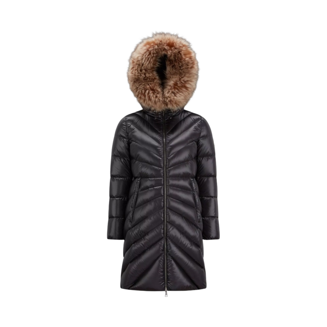 I2-093-1C00023-595ZZ-999 (W) Moncler Chandre Long Down Jacket Black - 23FW