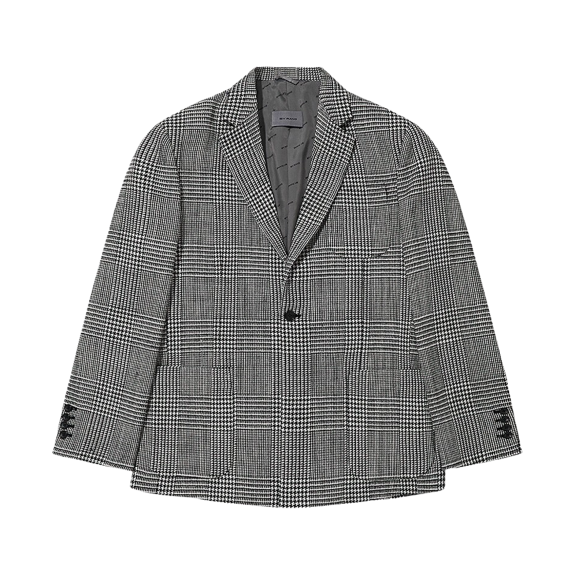 BR023JK0001C01 BY RANG Check Wool Suit Jacket
