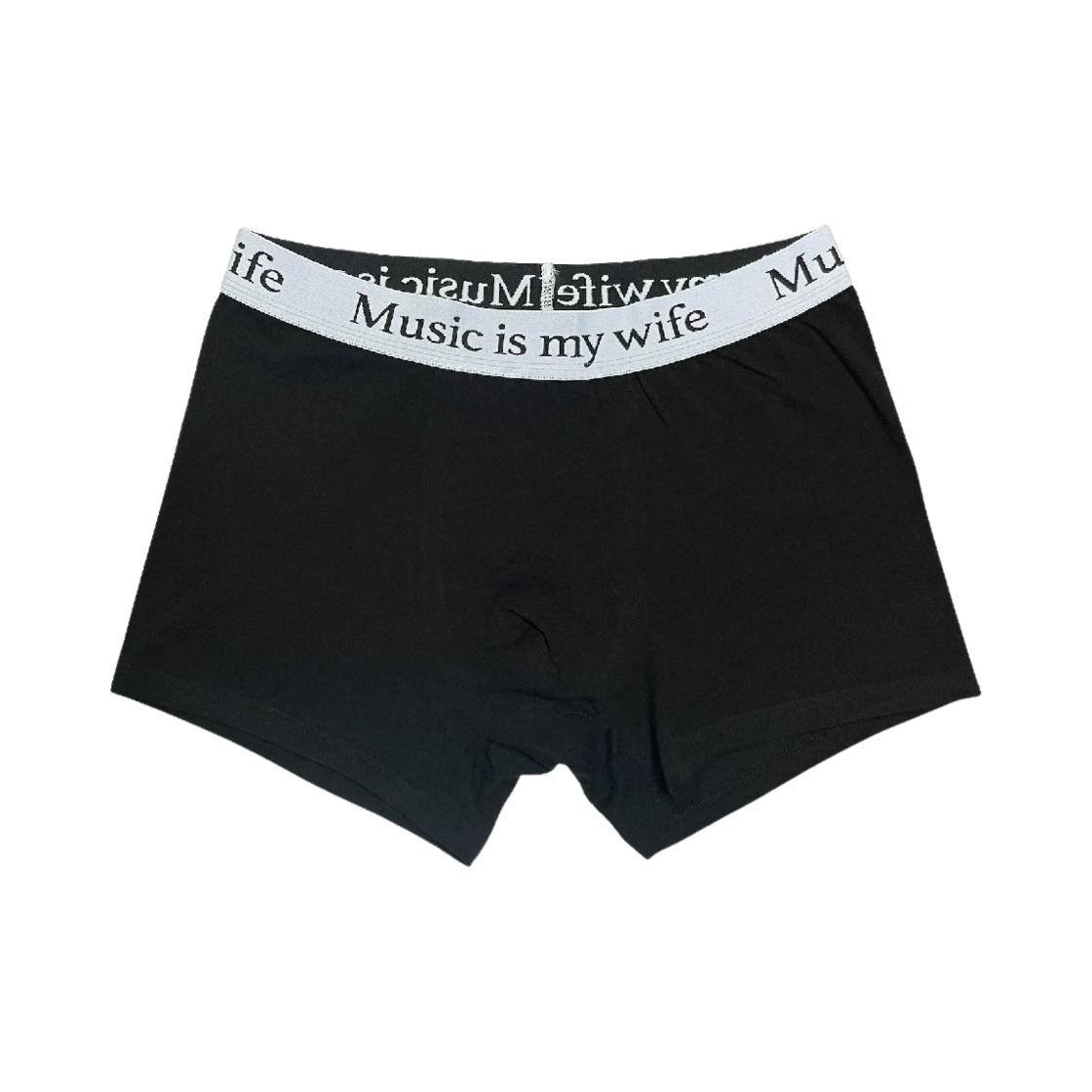 300005 Mosquito Murderers Music Is My Wife Underwear Boxer Brief Black