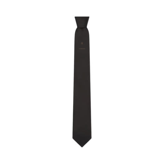 BP104W107G-001 Givenchy 4G Silk Tie Black
