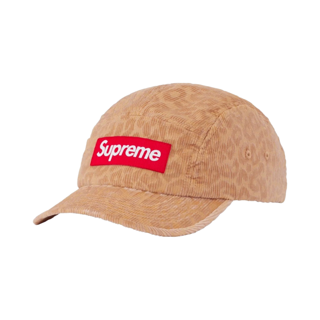 슈프림 레오파드 코듀로이 캠프캡 베이지 - 23FW(Supreme Leopard Corduroy Camp Cap Beige - 23FW)