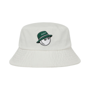 Malbon Golf Bucket Hat White