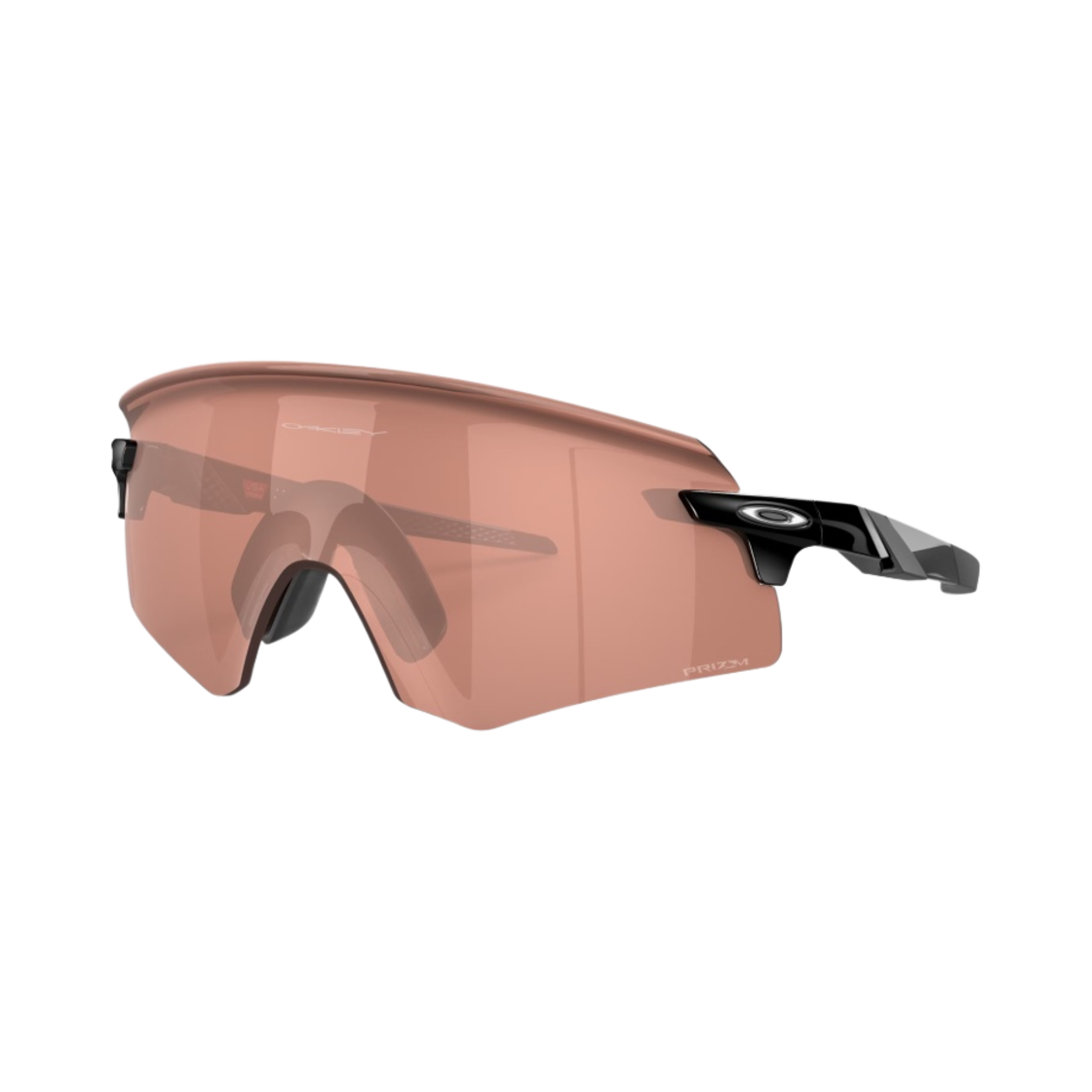OO9472F-0639 Oakley Encoder Polished Black Frame Prizm Dark Golf Lenses Low Bridge Fit