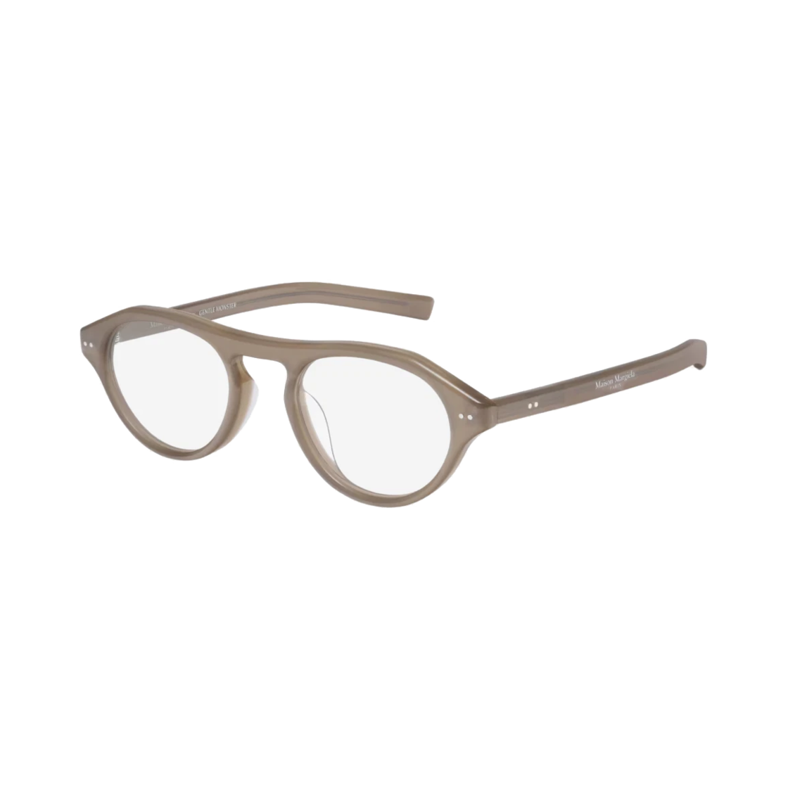 젠틀 몬스터 x 메종 마르지엘라 MM112 브라운 반투명 클리어(Gentle Monster x Maison Margiela MM112 Brown Translucent Clear)