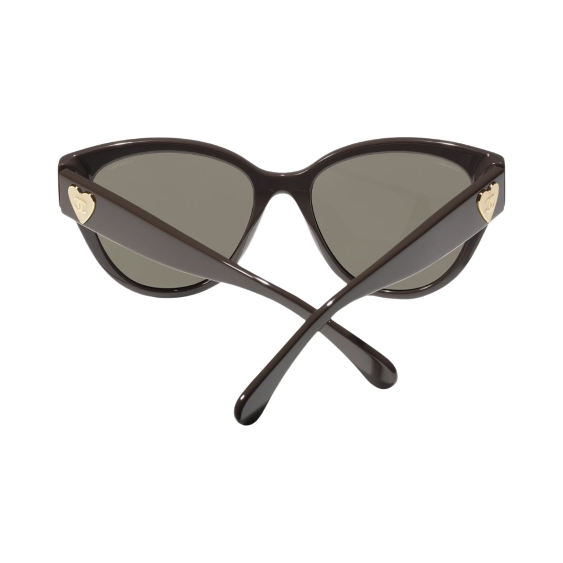 샤넬 버터플라이 선글라스 아세테이트 & 브라운 프레임 브라운 렌즈 아시안 핏(Chanel Butterfly Sunglasses Acetate & Brown Frame Brown Lenses Asian Fit) - 4
