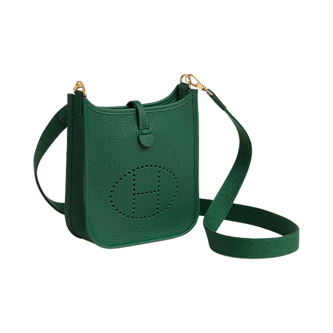 에르메스 에블린 16 아마존 백 클레망스 & 골드 하드웨어 베르 모옌(Hermes Evelyne 16 Amazone Bag Clemence & Gold Vert Moyen) - 2
