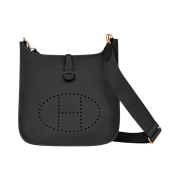 Hermes Evelyne III 29 Bag Clemence & Gold Noir